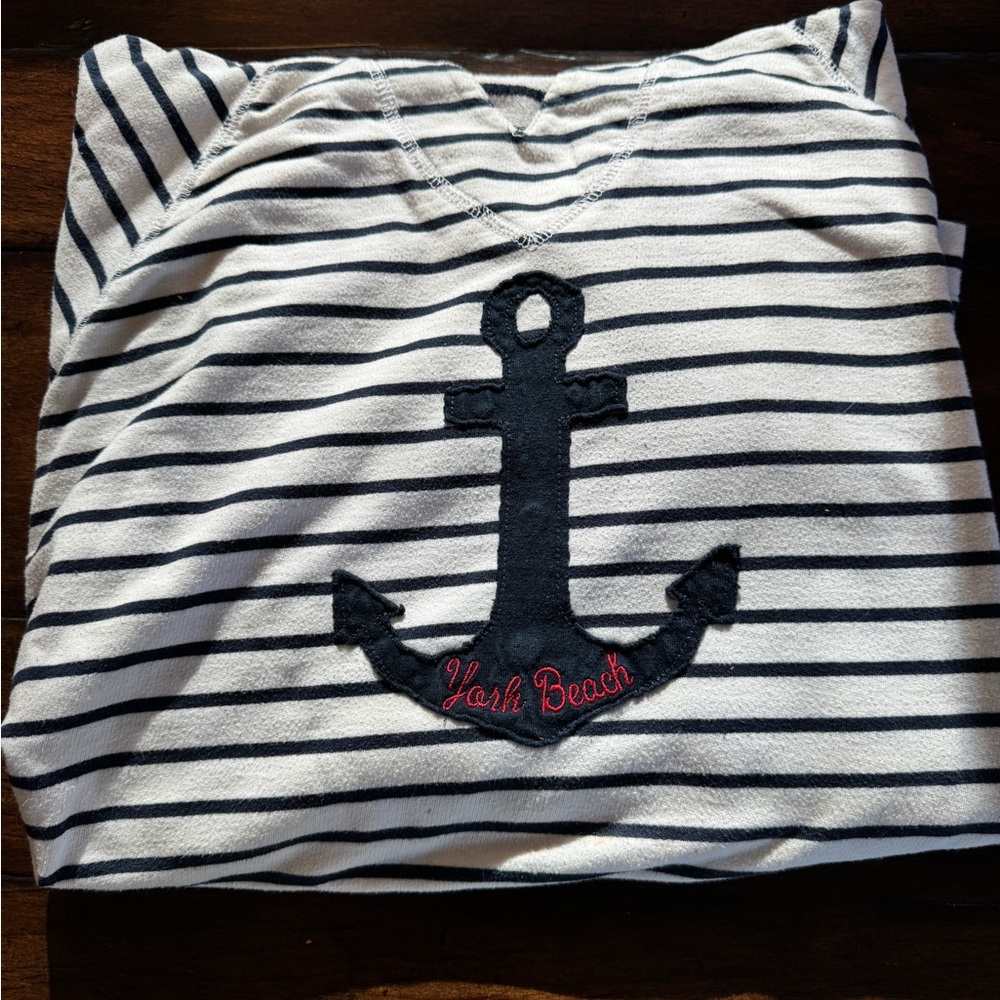Women’s Long Sleeved Hoodie-York Beach, Maine, Size XL
